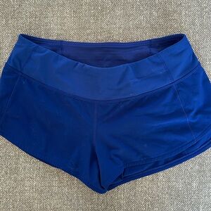 Blue Speed Up Low-Rise Lined Short 2.5"